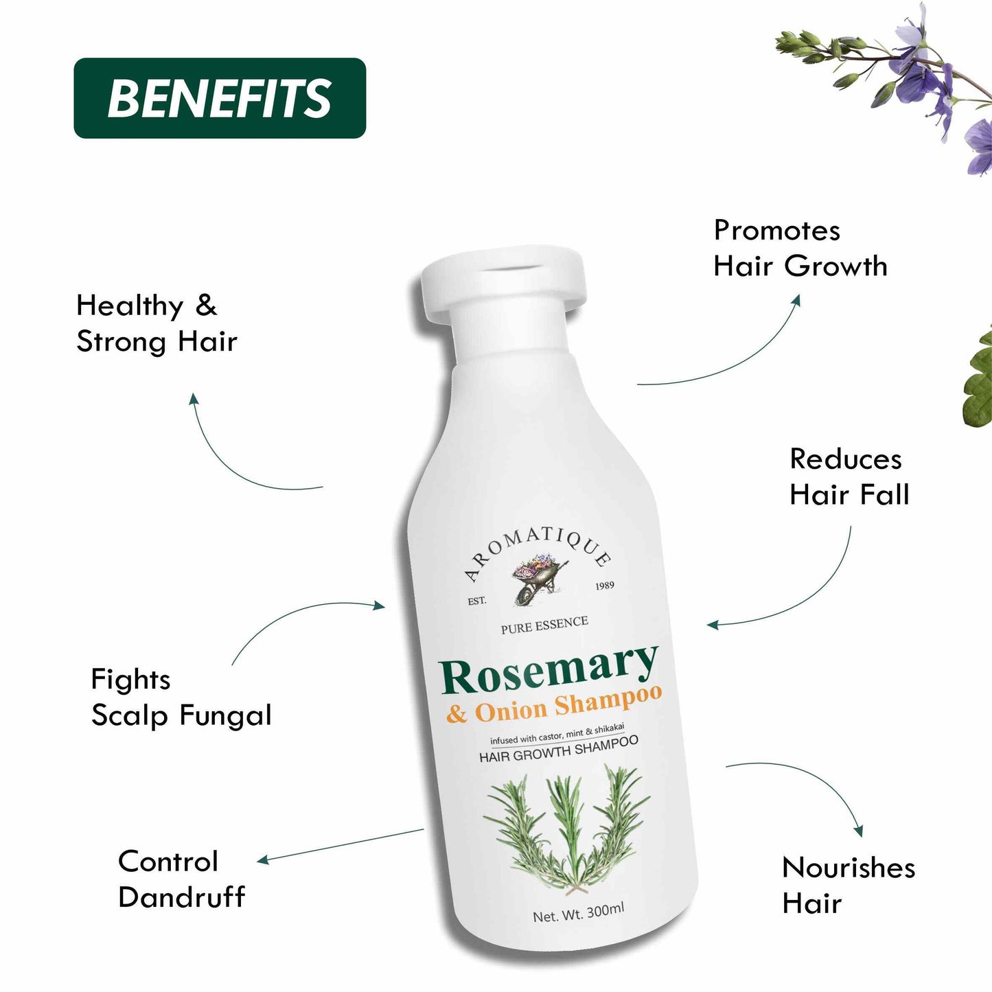 Rosemary & Onion Shampoo | 300ml