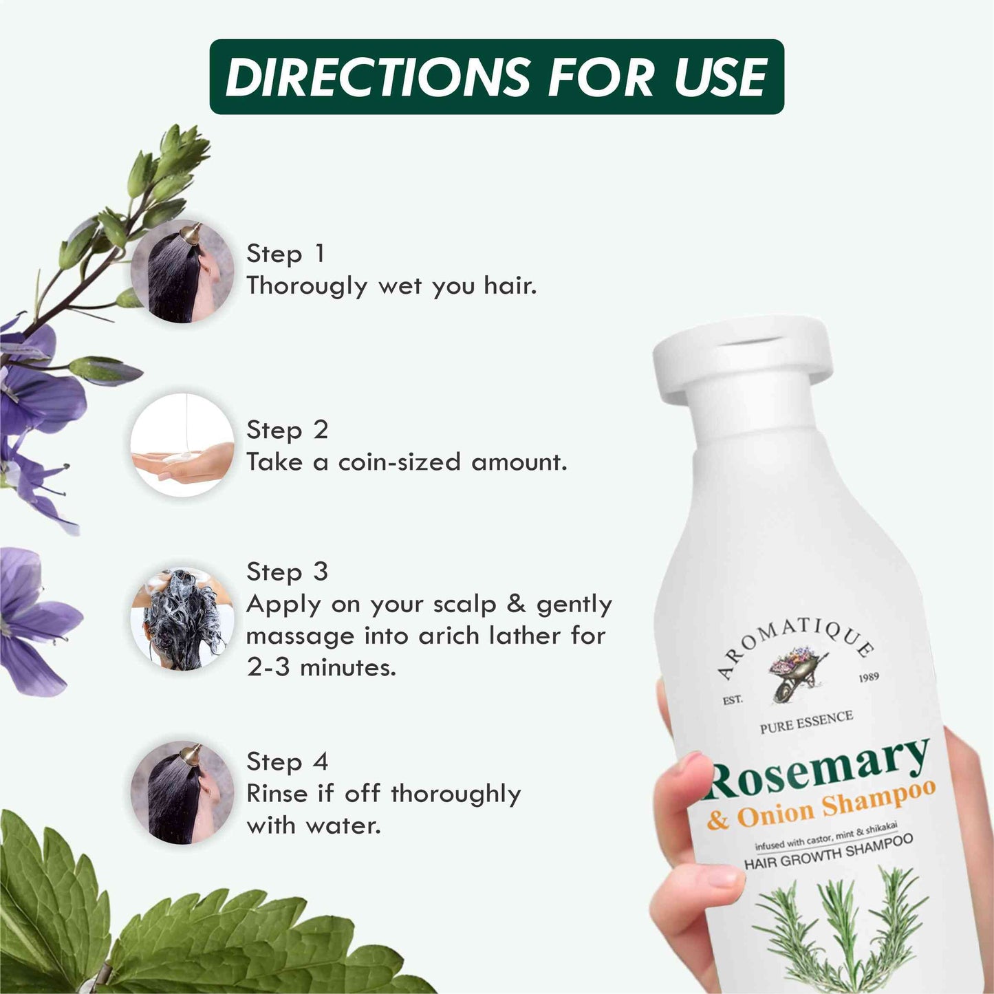 Rosemary & Onion Shampoo | 300ml