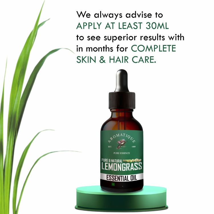 Lemongrass Essential Oil for Skin & Hair