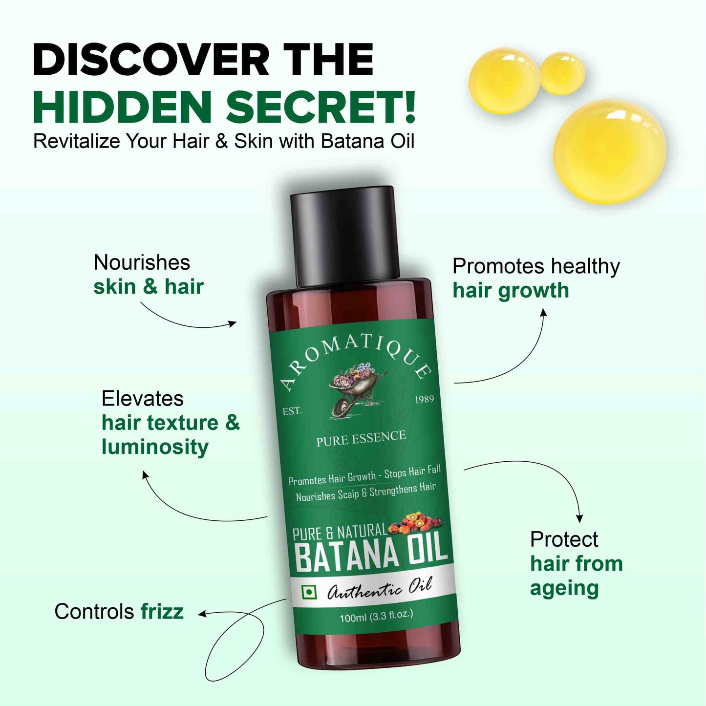 Pure Batana Oil for Hair Growth | 100ml