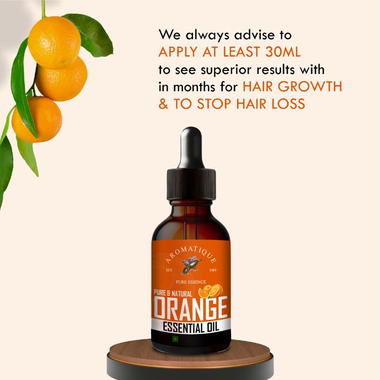 Sweet Orange Oil for Face, Scalp & Skin