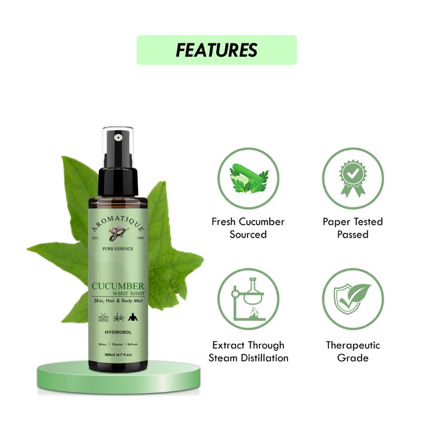 Cucumber Water Toner for Skin & Hair | 200ml
