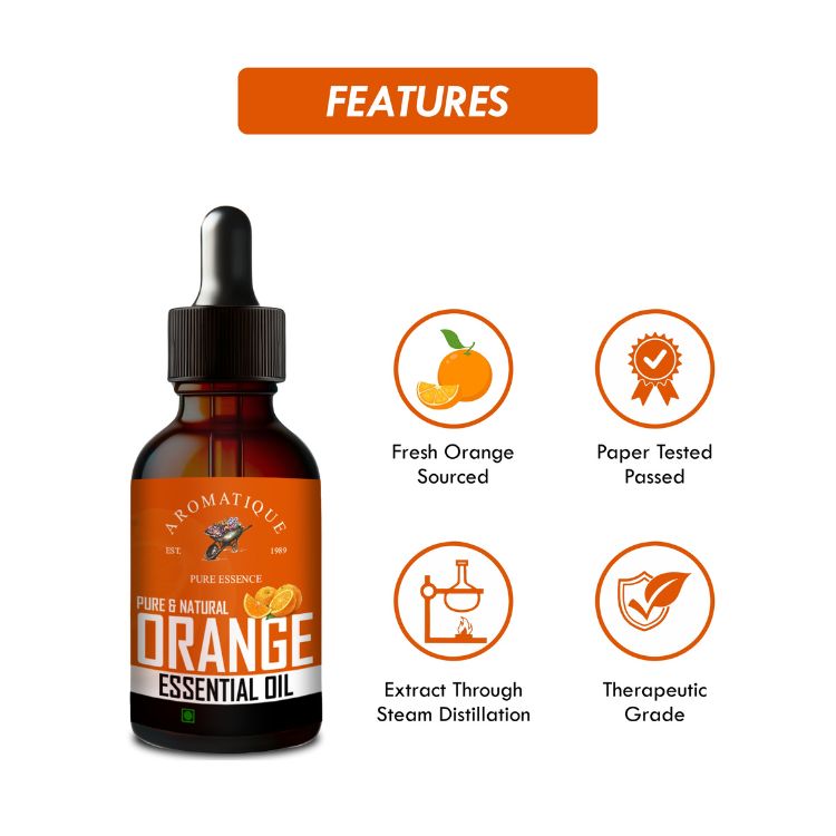Sweet Orange Oil for Face, Scalp & Skin