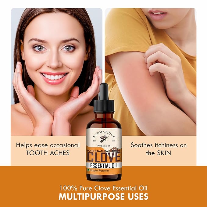 Clove Oil - Natural Aromatic Essence for Freshening Ambiance