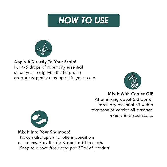 Rosemary Essential Oil for hair & scalp