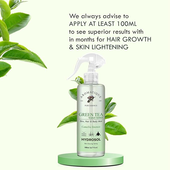 Green Tea Water Toner for Skin & Hair