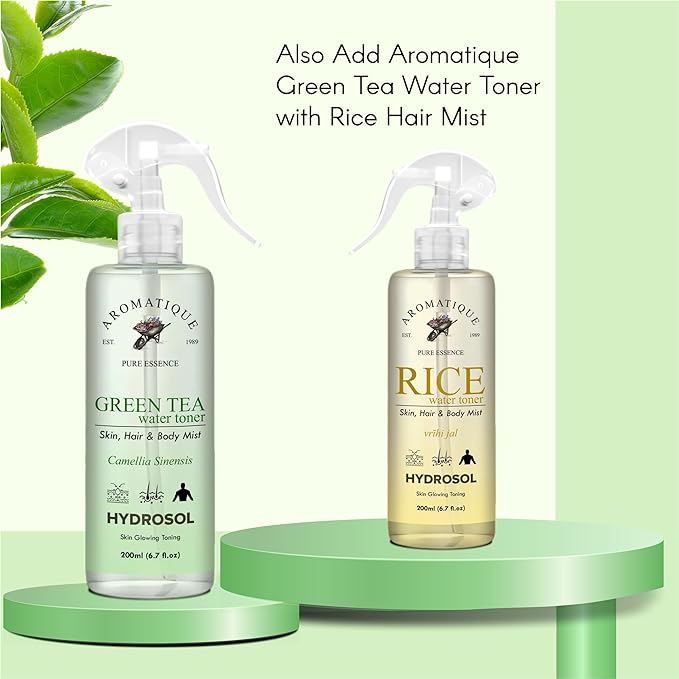 Green Tea Water Toner for Skin & Hair