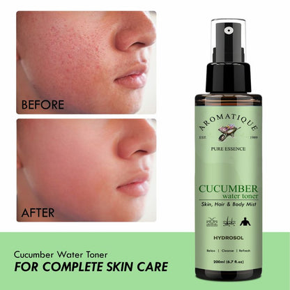 Cucumber Water Toner for Skin & Hair | 200ml