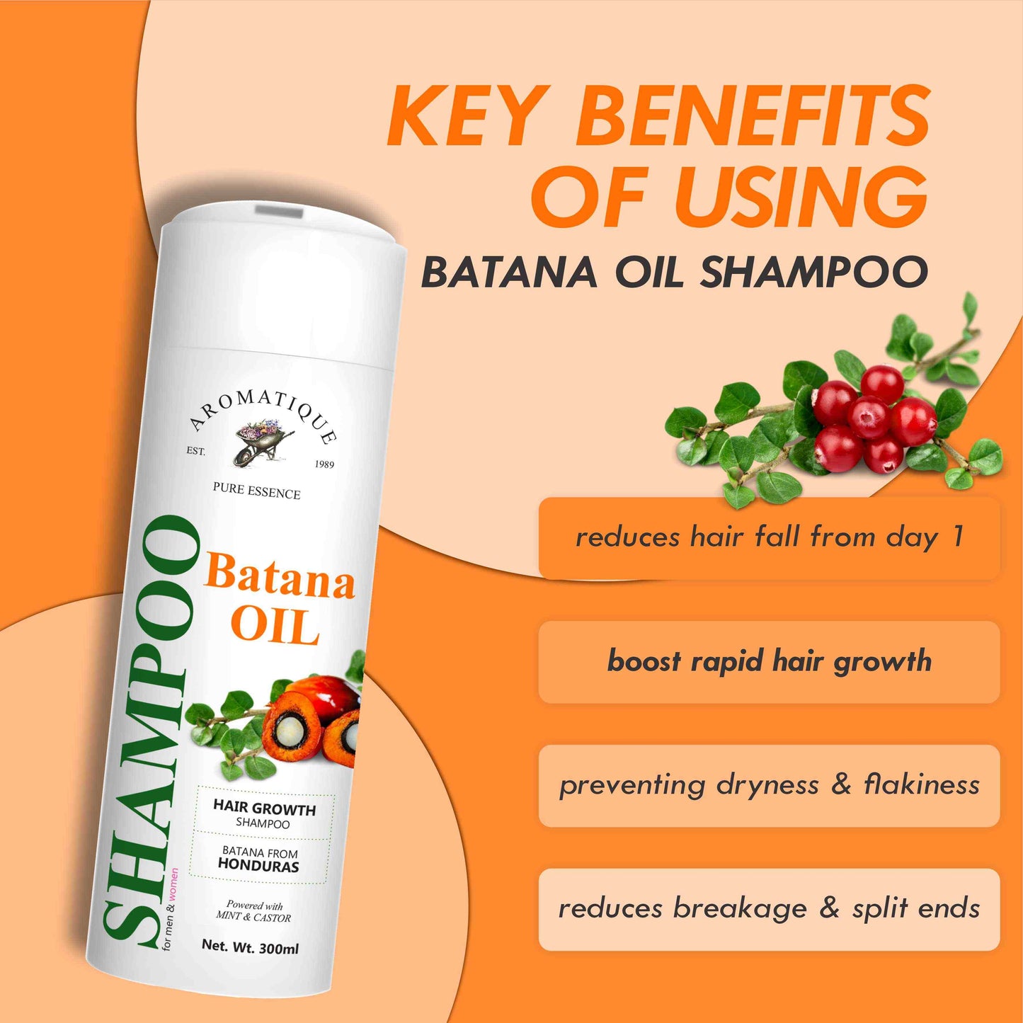 Batana Shampoo for Hair Growth | 300ml