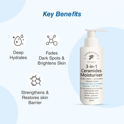 Ceramides Moisturiser 3-in-1 with SPF 50++ | 250ml