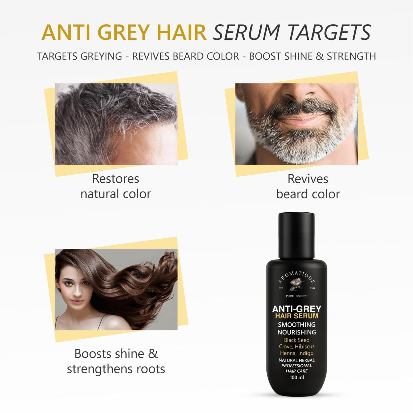 Hair Serum for Premature Greying.