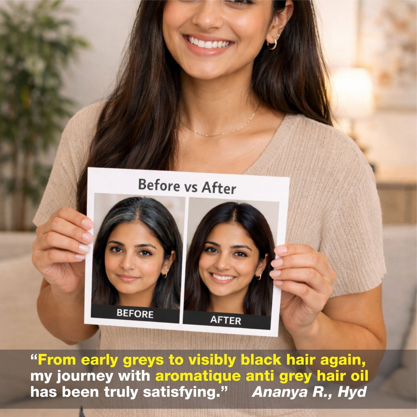 Anti Grey Hair Oil – Helps Reverse Grey Hair