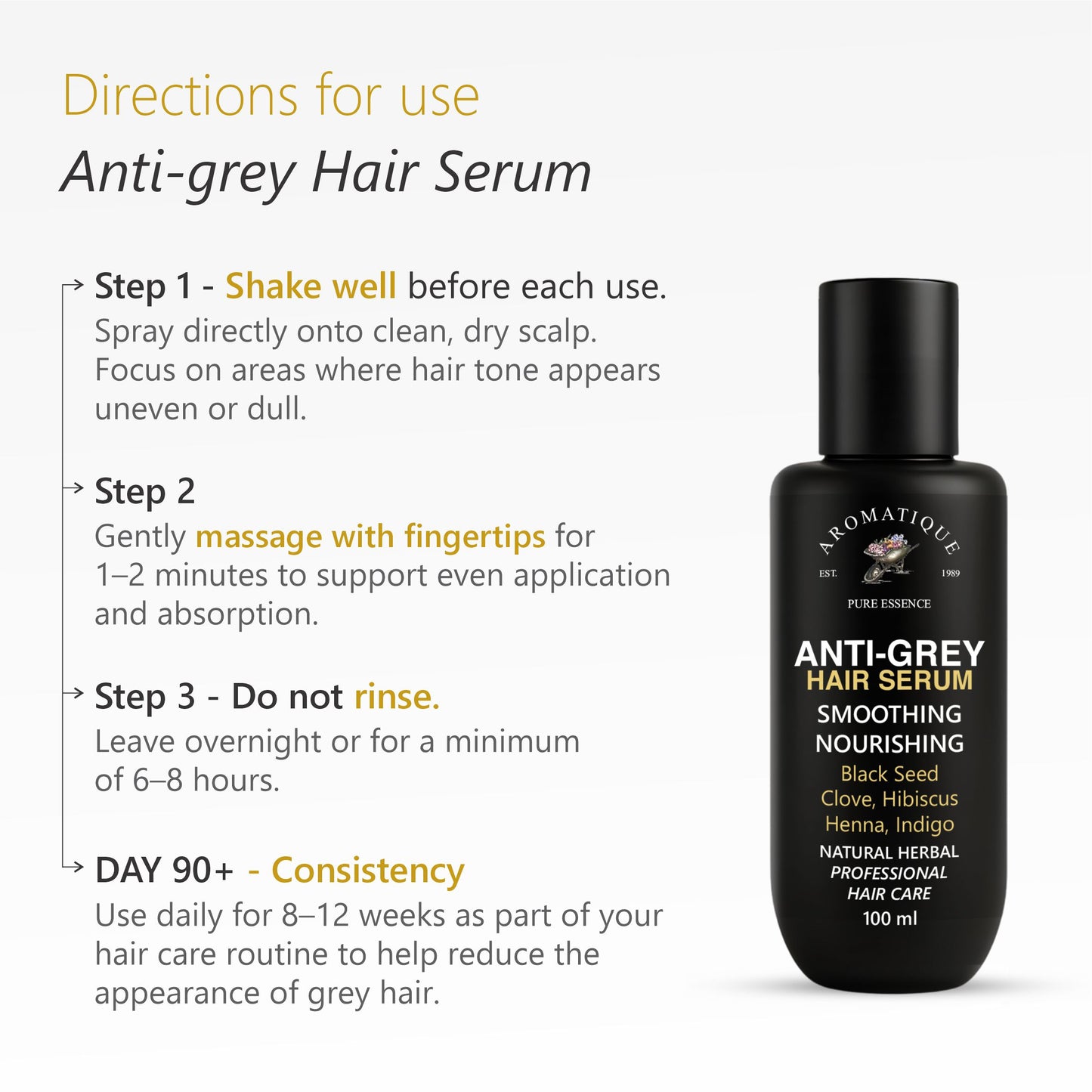 Anti Grey Hair Serum - Helps Reverse Grey Hair 100ml