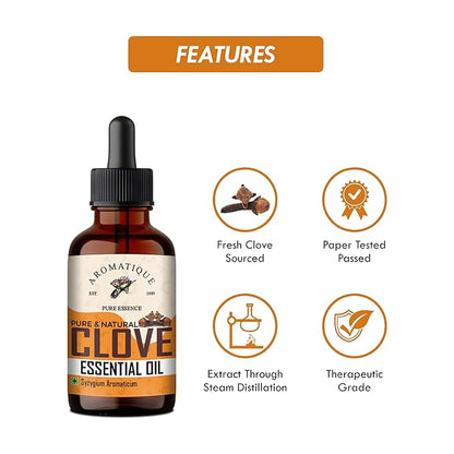 Clove Oil - Natural Aromatic Essence for Freshening Ambiance