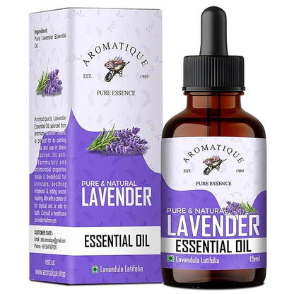 Lavender Essential Oil For Hair & Skin - Pure & Natural