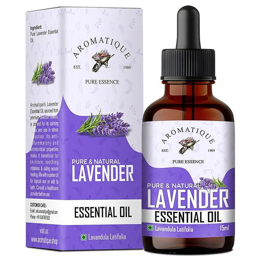 Lavender Essential Oil For Hair & Skin - Pure & Natural