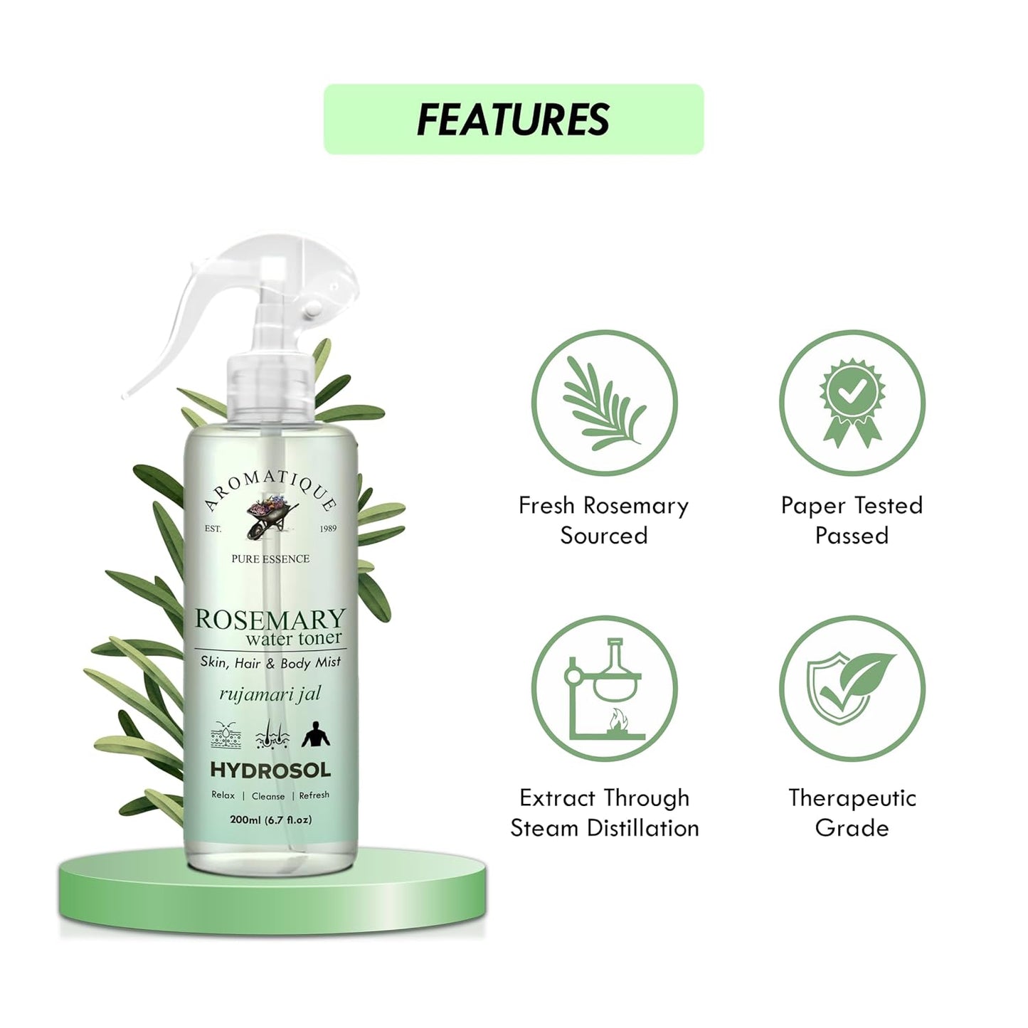 Rosemary Water Toner For Hair | 200ml