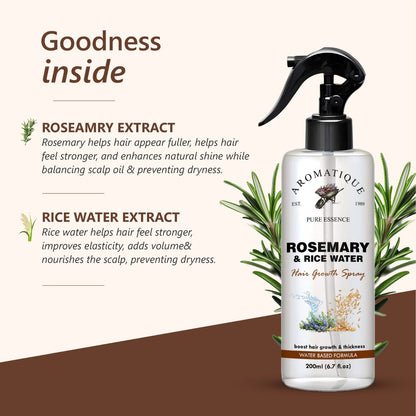 Rosemary and Rice Water Hair Spray